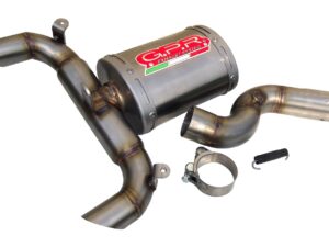 GPR Suzuki Gsr 400 2006/11 Ghost line EC-Approv. slip-on exhaust Alluminio Ghost