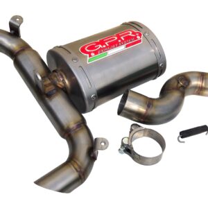 GPR Suzuki Gsr 400 2006/11 Ghost line EC-Approv. slip-on exhaust Alluminio Ghost
