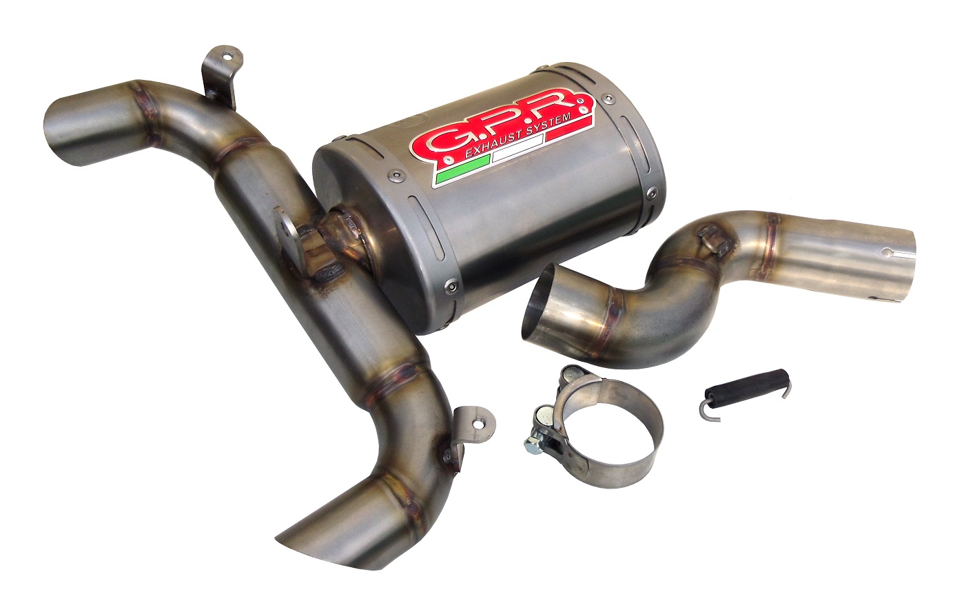 GPR Suzuki Gsr 400 2006/11 Ghost line EC-Approv. slip-on exhaust Alluminio Ghost