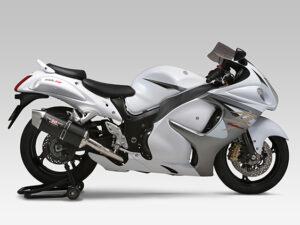 Yoshimura Slip-On Suzuki GSX1300 08- Hepta Force SMS/BLACK MAGIC EEC