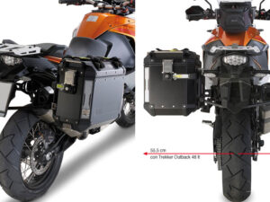 Givi putkisivutelineet Trekker Outback KTM 1050/1290 Adventure (15)