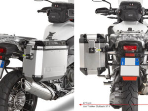 Givi putkisivutelineet Rapid release Trekker Outback Crosstourer 1200 (12-16)