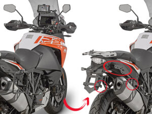 Givi putkisivutelineet Rapid release KTM Adventure