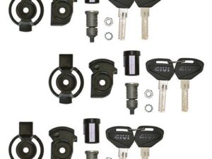 Givi Security lock lukkosarja sis. 3 lukkopesää + 6 avainta