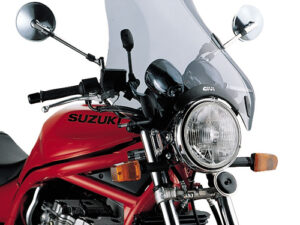 Givi Universal screen with 4 point handlebar, smoked 49 x 50 cm (HxW)