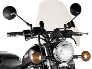 Givi Universal screen with 2 point handlebar, bronzè 36,9 x 42,5 cm (HxW)