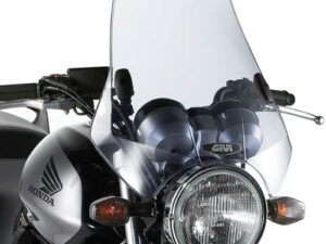 Givi Universal screen with 2 point handlebar, smoked 42,5 x 42 cm (HxW)