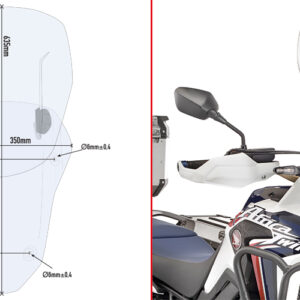 Givi Specific sliding wind-screen for Honda CRF1000L Africa Twin (16)