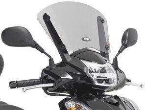 Givi Specific smoked low screen to be fixed with original Honda fitting kit. 27