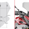 Givi Spoileriplexi 48 x 42 cm (k x l) MT-09 Tracer (15)