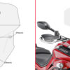 Givi Spoileripleksi, kirkas 59 x 43 cm (k x l) Multistrada 1200 (15)