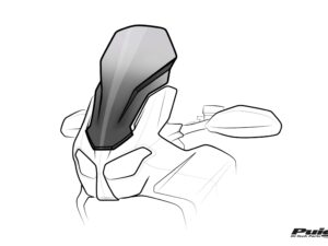 Puig Touring Screen Yamaha Mt-07 Tracer 20' C/Smoke