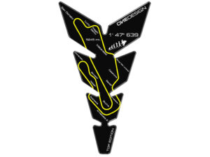 Puig Tank Pad Skull Mugello C/Black