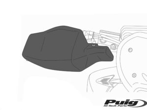 Puig Hand Guards Benelli Trk502/X C/Black