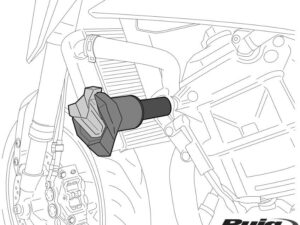 Puig Crash Pads R19 Ducati Monster 937 C/Black