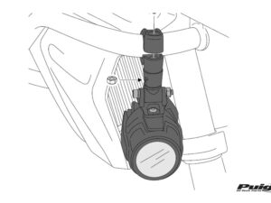 Puig Foco Auxiliar Homologado Recambio 3489N C/Negro