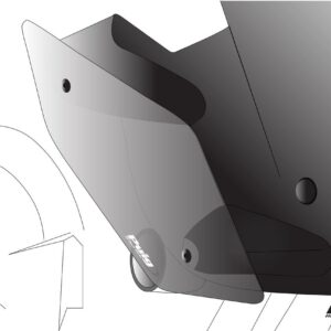 Puig Kit Of Wings For Kawasaki Zh2 C/Red