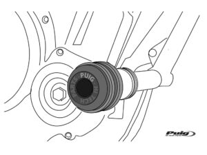 Puig Crash Pads Mod.Vintage 2.0 Honda Cmx1100