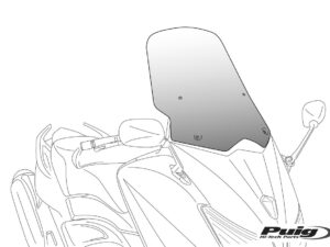 Puig Windshield V-Tech.Touring Kymco Dt X360 22' C/Clea