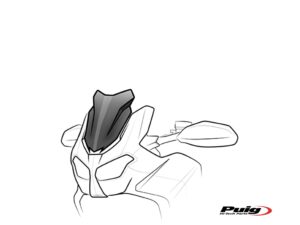 Puig Sport Screen Aprilia Tuareg 660 C/Smoke