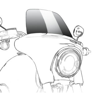 Puig Touring Screen Harley Davidson Softail Sport Glide