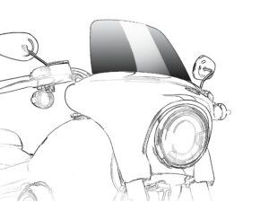 Puig Sport Screen Harley Davidson Softail Sport Glide F