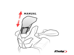 Puig Support M.E.M. For Honda Africa Twin 16'- C/Black