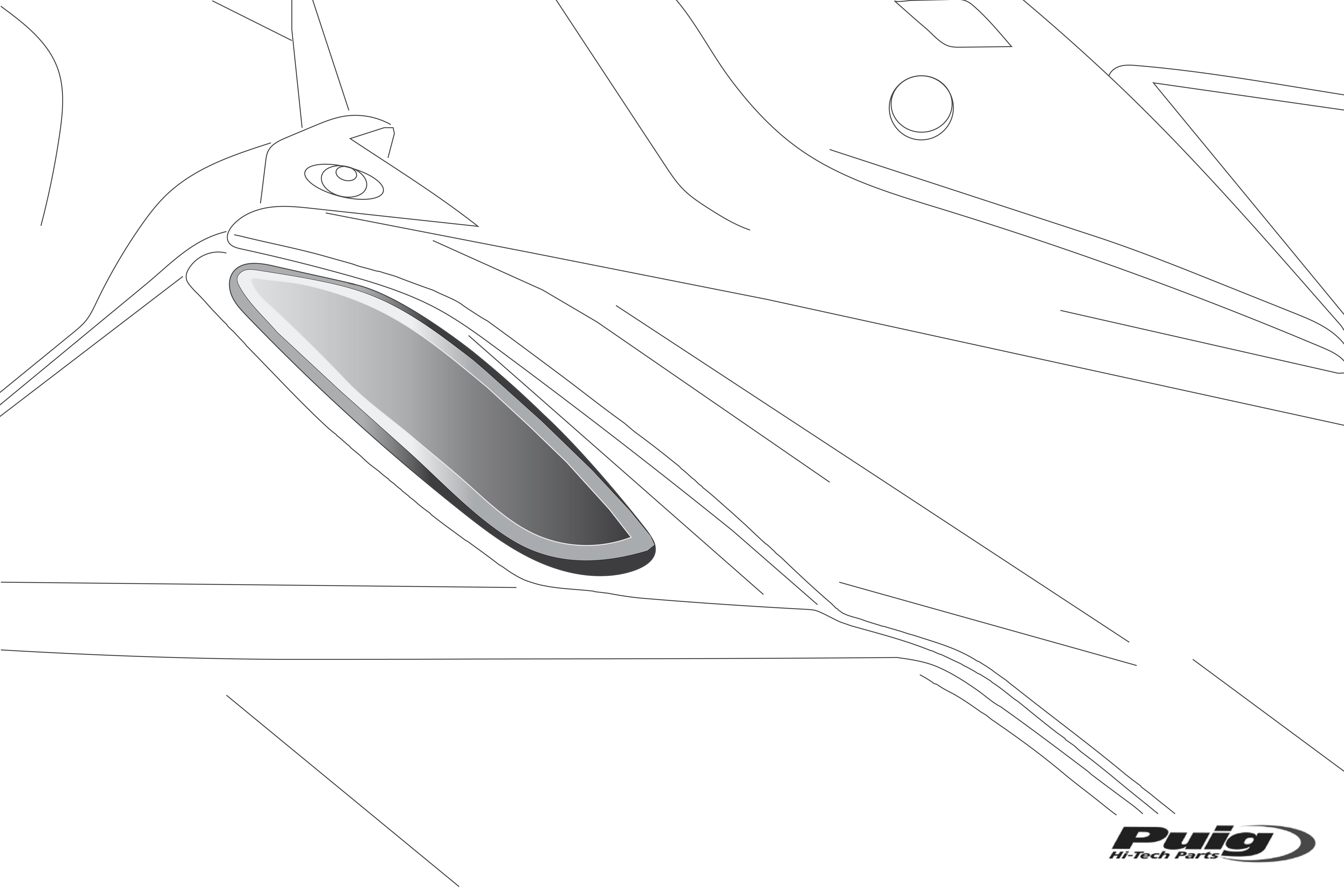 Puig Herraje Embr. Maneta Puig Modelos Ducati (C105)