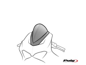 Puig Racing Screen Kawasaki Zx10R 08-10 C/Orange