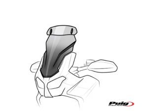 Puig Touring Shields W/Visor Kawasaki Gtr1400 07'-14'