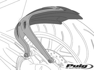 Puig Rear Hugger Kawasaki Ninja 300 13' C/Carbon