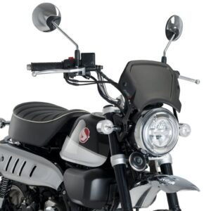 Puig Aluminium Front Plate For Honda Monkey 125 C/Black
