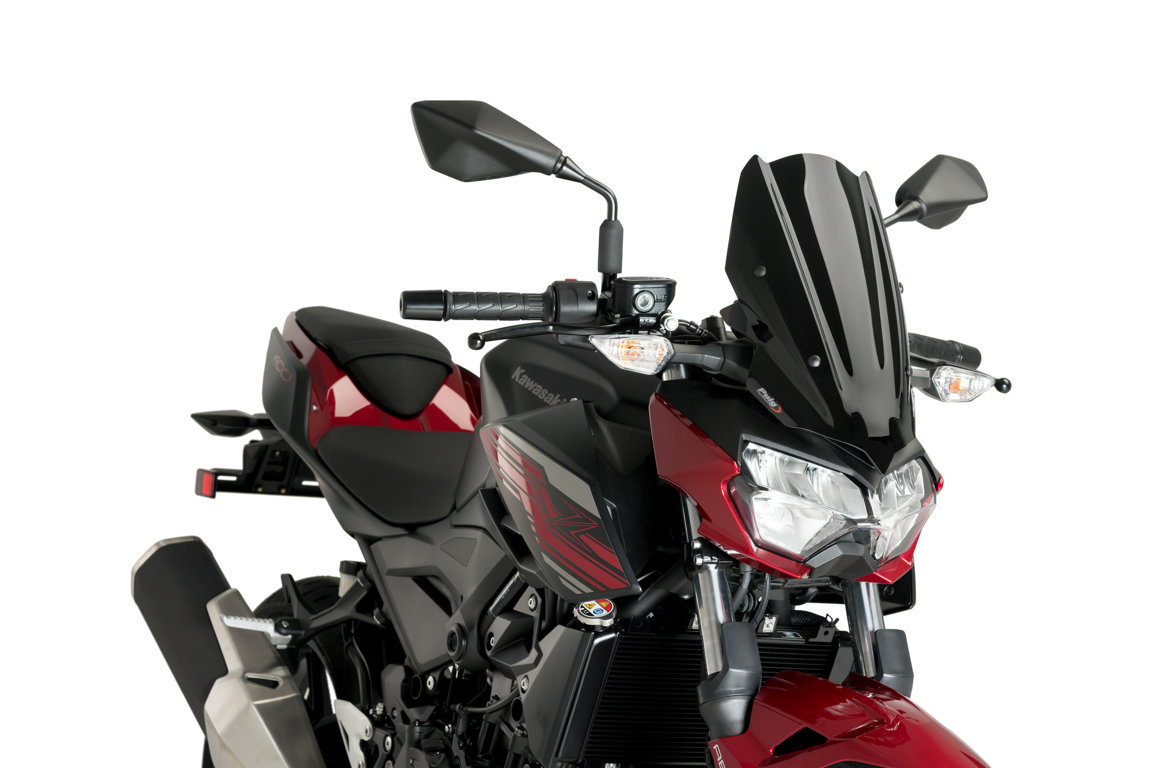 Puig Wind. New Generation Kawasaki Z400 19' C/Black