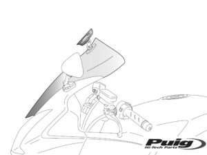 Puig Touring Screen Con Visera Ktm 1290 Superduke Gt