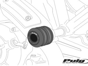 Puig Crash Pads Vintage Triumph Speed Twin 19' C/Black