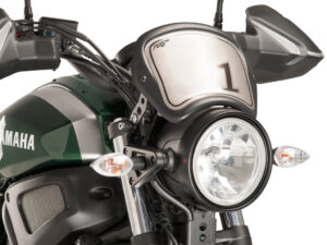 Puig Aluminium Front Plate Abs Universal Headlight C/Bl