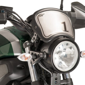 Puig Aluminium Front Plate Abs Universal Headlight C/Bl