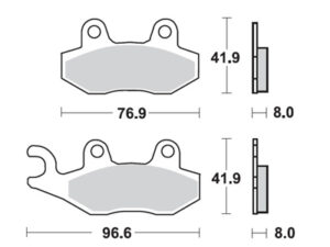 ProX Jarrupalasarja Eteen RM125/250 '89-95 + YZ125/250 '90-97