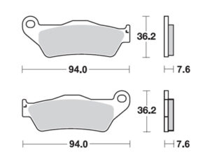 ProX Jarrupalasarja Eteen KTM125/150/200/250/300/350/450/525/530