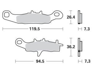 ProX Jarrupalasarja Eteen KX80/85/100 '97-20 + RM85 '05-20