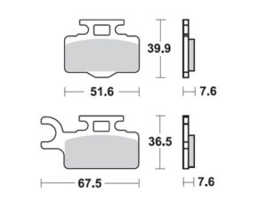ProX Jarrupalasarja Eteen KX65 '00-16 + RM65 '03-05