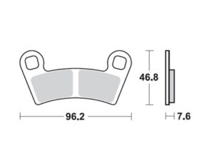 ProX Jarrupalasarja Eteen Polaris 450/525 Outlaw '08-11