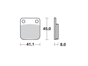 ProX Jarrupalasarja Taakse KX65 '00-20 + RM65 '03-05