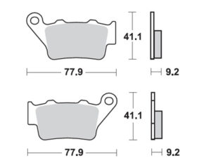ProX Jarrupalasarja Taakse KTM125/200/250 '94-03