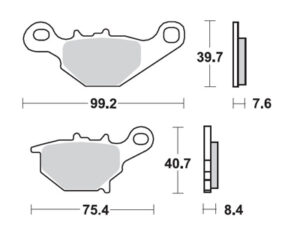 ProX Jarrupalasarja Taakse RM85 '05-20