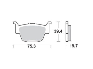 ProX Jarrupalasarja Taakse TRX450R '04-14