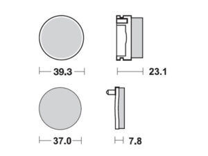 ProX Jarrupalasarja Taakse YFS200 Blaster '91-02