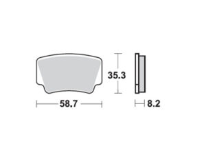 ProX Jarrupalasarja Taakse KTM450/505/525SX-XC ATV '08-11