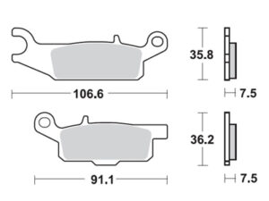 ProX Jarrupalasarja Eteen YFM250R Raptor '08-13 (Right) + YFM700F