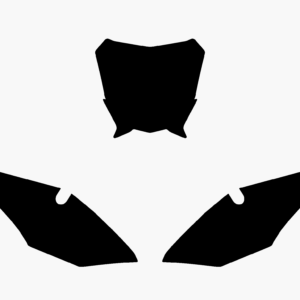 Blackbird numeropohjat musta CRF450 17-